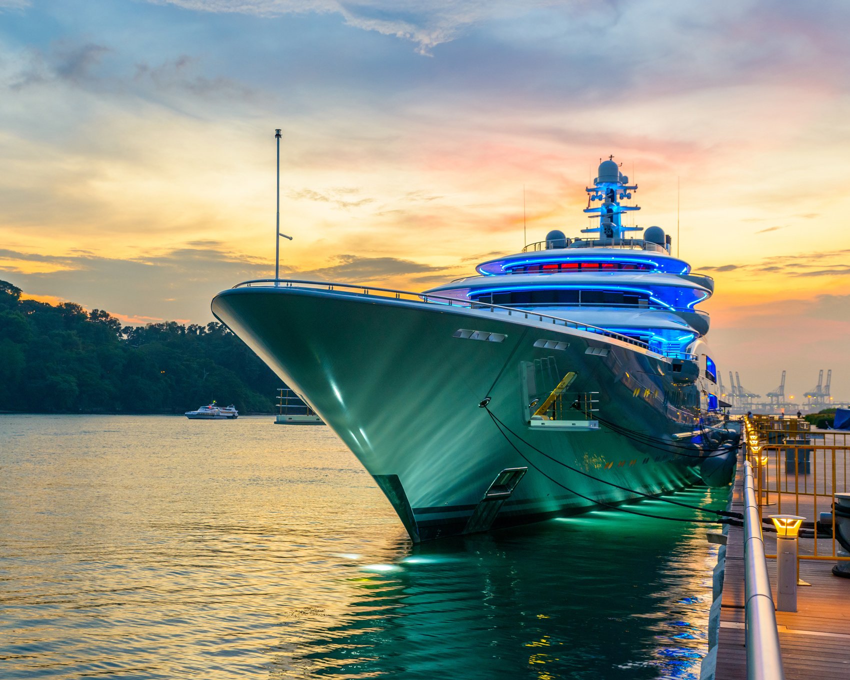 Yacht at Sunset